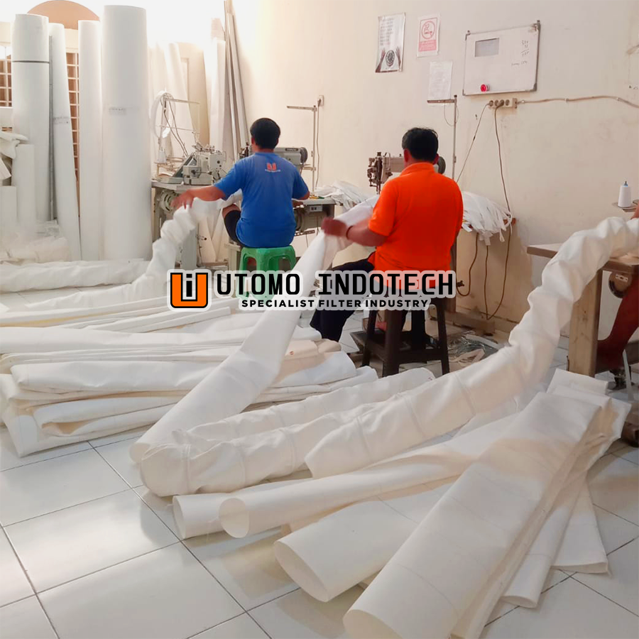 produksi filter bag dust collector murah di surabaya
