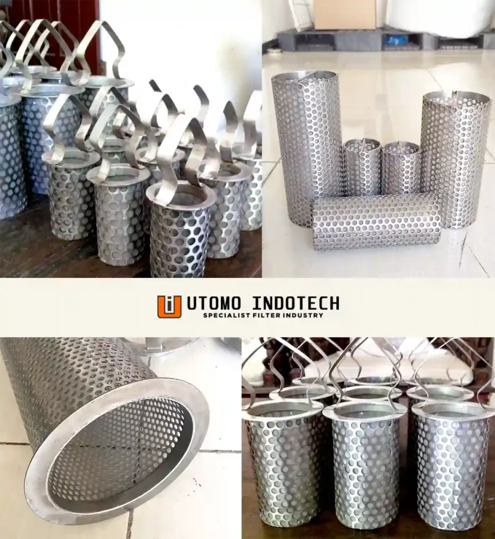 FABRIKASI BASKET STRAINER - UTOMO INDOTECH